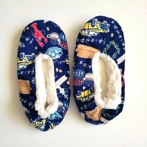 Friends Fuzzy Baba Central Perk House Slippers (7-9.5)